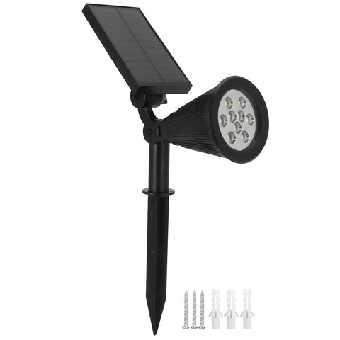 9LED Chips Solar Spotlights LED Solar Landscape Lights for Outdoor Garden CourtyardWhite Light In Australia - Darrahopens