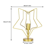 Ceiling Light Five Pointed Star E27 Wrought Iron Hanging Lamp for Corridor Dining Room AC85-265V
