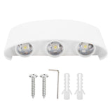 6LED 6W Wall Light Innovative Up Down Wall Lamp IP65 Waterproof AC85-265V White Light In Australia - Darrahopens