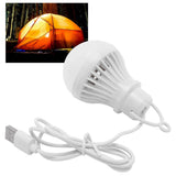5W USB Low Voltage LED Bulb Light Family Emergency Bulb 5V for Outdoor Camping White Light