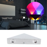 LED Wall Light 9W Modern Aluminum Triangular Lamp for Bedroom Corridor Hallway 85-265V