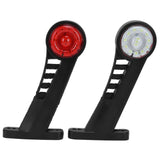 2PCS Dual Color 28LED Truck Side Marker Lamp 24V Warning Signal Light Car Trailer Taillight In Australia - Darrahopens