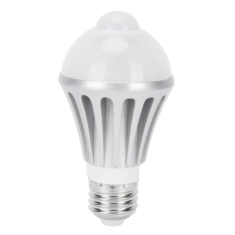 LED Sensor Light Bulb 7W E27 Human Body Sensor Bulb for Corridor 85‑265V Warm White Light In Australia - Darrahopens