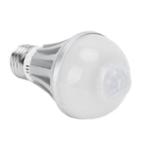 LED Sensor Light Bulb 7W E27 Human Body Sensor Bulb for Corridor 85‑265V Warm White Light In Australia - Darrahopens