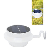 Outdoor Solar Fence Light Waterproof 13LED Gutter Lamp Garden Landscape Lighting White Light