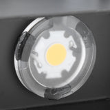 LED Wall Light 7W Indoor Square Lamp Bedroom Hallway Porch Balcony Decoration 100265V(Black ShellWhite Light )