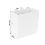 LED Wall Light 7W Indoor Square Lamp Bedroom Hallway Porch Balcony Decoration 100265V(White ShellWarm Light )
