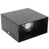 7W LED Wall Light Square Shape Simple Style Decorative Lamp for Indoor Bedside Door 85‑265V