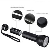 Pet Urine Detector Light Handheld UV Black Light Flashlight Portable Dog Cat Urine Carpet Detec