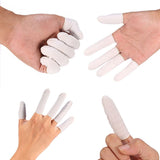 100Pcs/Bag Disposable Anti Static Protective Rubber Finger Cots Tattoo Nail Art Accessory