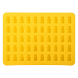 50 Cavities Chocolate Ice Tray Bear Silicone Maker Candy Mold Silicone DIY Mould Tool Yellow In Australia - Darrahopens