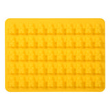 50 Cavities Chocolate Ice Tray Bear Silicone Maker Candy Mold Silicone DIY Mould Tool Yellow In Australia - Darrahopens