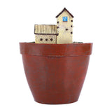 1pcs Hanging Garden Shape Resin Flower Pot For Planting Succulent Plants Garden Decoration Hot