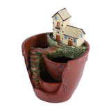 1pcs Hanging Garden Shape Resin Flower Pot For Planting Succulent Plants Garden Decoration Hot