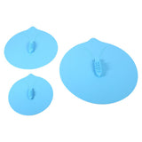 Set of 3pcs Unique Steam Ship Design Silicone Seal Cover Pot Mug Cup Lid Kitchen Gadgets Blue In Australia - Darrahopens