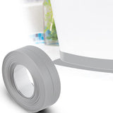 Self Adhesive Bath And Wall Sealing Strip Sink Basin Edge Trim Kitchen (Grey 22mm x 3.2m)