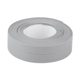 Self Adhesive Bath And Wall Sealing Strip Sink Basin Edge Trim Kitchen (Grey 22mm x 3.2m)