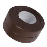 Self Adhesive Bath And Wall Sealing Strip Sink Basin Edge Trim Kitchen (Brown 22mm x 3.2m)