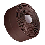 Self Adhesive Bath And Wall Sealing Strip Sink Basin Edge Trim Kitchen (Brown 22mm x 3.2m)