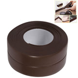 Self Adhesive Bath And Wall Sealing Strip Sink Basin Edge Trim Kitchen (#4 Brown 38mm x 3.2m)