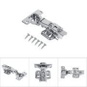 Stainless Steel Hydraulic Hinges For Cabinet Cupboard Closet Wardrobe Door (Full Overlay)