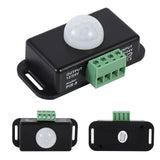 DC 12V/24V Body Security Infrared PIR Motion Sensor Detector Switch for LED Light Strip