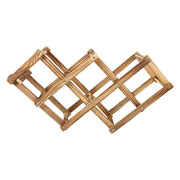 Foldable Wooden Wine Rack Bottle Holder Storage Home Bar Decor Display Shelf For 6 Bottles In Australia - Darrahopens