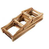 Foldable Wooden Wine Rack Bottle Holder Storage Home Bar Decor Display Shelf For 6 Bottles In Australia - Darrahopens