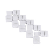 5Pcs L Shape 4pin 10mm Solderless Corner Connectors Adapters For RGB 5050 LED Strip Lights In Australia - Darrahopens