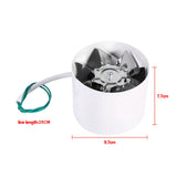 Inline Duct Fan Exhaust Ventilation Home Indoor Air Vent Cooling Steel Blade 220V 20W