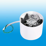 Inline Duct Fan Exhaust Ventilation Home Indoor Air Vent Cooling Steel Blade 220V 20W