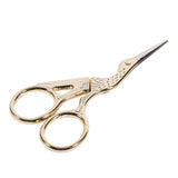 1Pc Stainless Steel Embroidery Sewing Tools Crane Shape Shears Cross Stitch Scissors Gold In Australia - Darrahopens