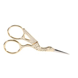 1Pc Stainless Steel Embroidery Sewing Tools Crane Shape Shears Cross Stitch Scissors Gold In Australia - Darrahopens