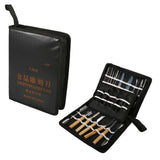 1 Set 46Pcs Carving Tools Kit Portable Vegetable Fruit Food Chisel Kitchen Cutting Products