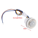 1PC Automatic Infrared Ray Motion Sensor LED Lamp Home Wall Ceiling Mounted Detector Switch