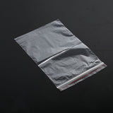 3 Sizes 100Pcs Reusable Zip Lock Clear Plastic Sealing Packaging Bags For Candy Nut Food Storage