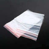 3 Sizes 100Pcs Reusable Zip Lock Clear Plastic Sealing Packaging Bags For Candy Nut Food Storage