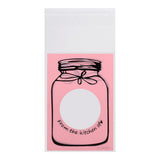 100pcs/Pack Lovely Plastic Candy Biscuit Cookies Gift Packaging Bag Party Supplies (Pink) In Australia - Darrahopens