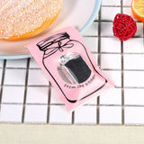 100pcs/Pack Lovely Plastic Candy Biscuit Cookies Gift Packaging Bag Party Supplies (Pink) In Australia - Darrahopens