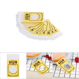 100pcs/Pack Lovely Plastic Candy Biscuit Cookies Gift Packaging Bag Party Supplies (Yellow) In Australia - Darrahopens