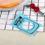 100pcs/Pack Lovely Plastic Candy Biscuit Cookies Gift Packaging Bag Party Supplies (Blue) In Australia - Darrahopens