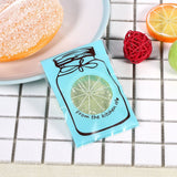 100pcs/Pack Lovely Plastic Candy Biscuit Cookies Gift Packaging Bag Party Supplies (Blue) In Australia - Darrahopens