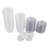 50Pcs Disposable Plastic Clear Sauce Chutney Cups Boxes With Lid Food Takeaway Hot (4oz) In Australia - Darrahopens
