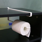 Under Cabinet Paper Roll Towel Hanging Holder Rack Stainless Metal Kitchen Storage Organizer