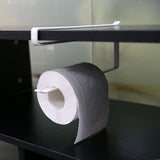 Under Cabinet Paper Roll Towel Hanging Holder Rack Stainless Metal Kitchen Storage Organizer