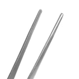 Stainless Steel Silver Long Food Tongs Straight Home Medical Tweezers Garden Kitchen Tool 30cm
