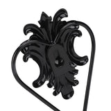 Paper Towel Holder Wall mounted Tissue Rack for Kitchen Bathroom (Black)