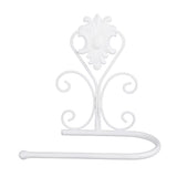 Paper Towel Holder Wall mounted Tissue Rack for Kitchen Bathroom (White)
