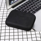 Digital Accessories Cable Earphone Storage Organizer USB Flash Drive Case Bag Hot (Black)