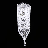 Retro Syle Ivory Lace Flower Bride Bridal Rhinestone Sexy Fingerless Gloves Wedding White In Australia - Darrahopens